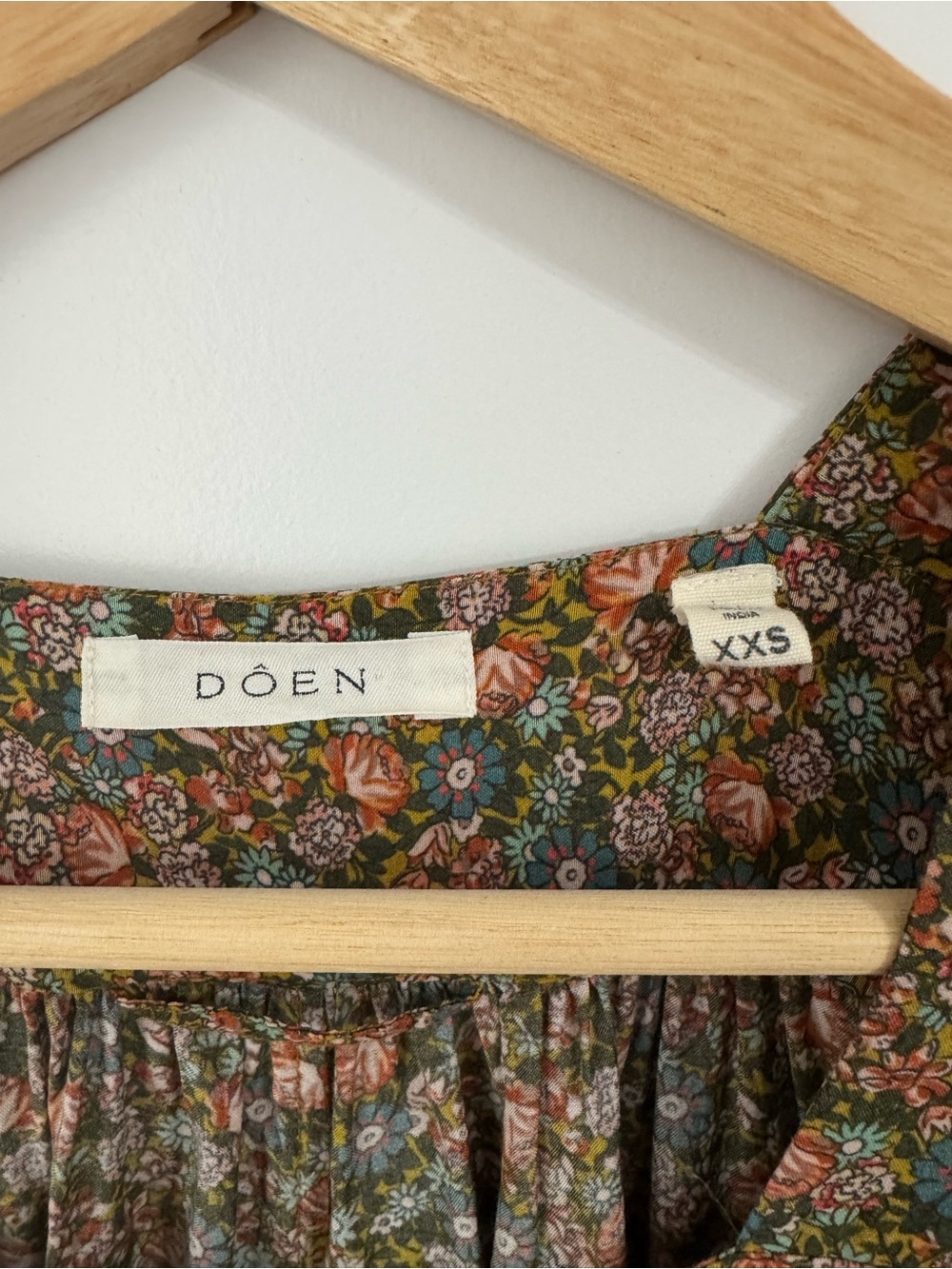 Doen Eliza floral jumpsuit with pockets, oversized XXS - Picture 9 of 15